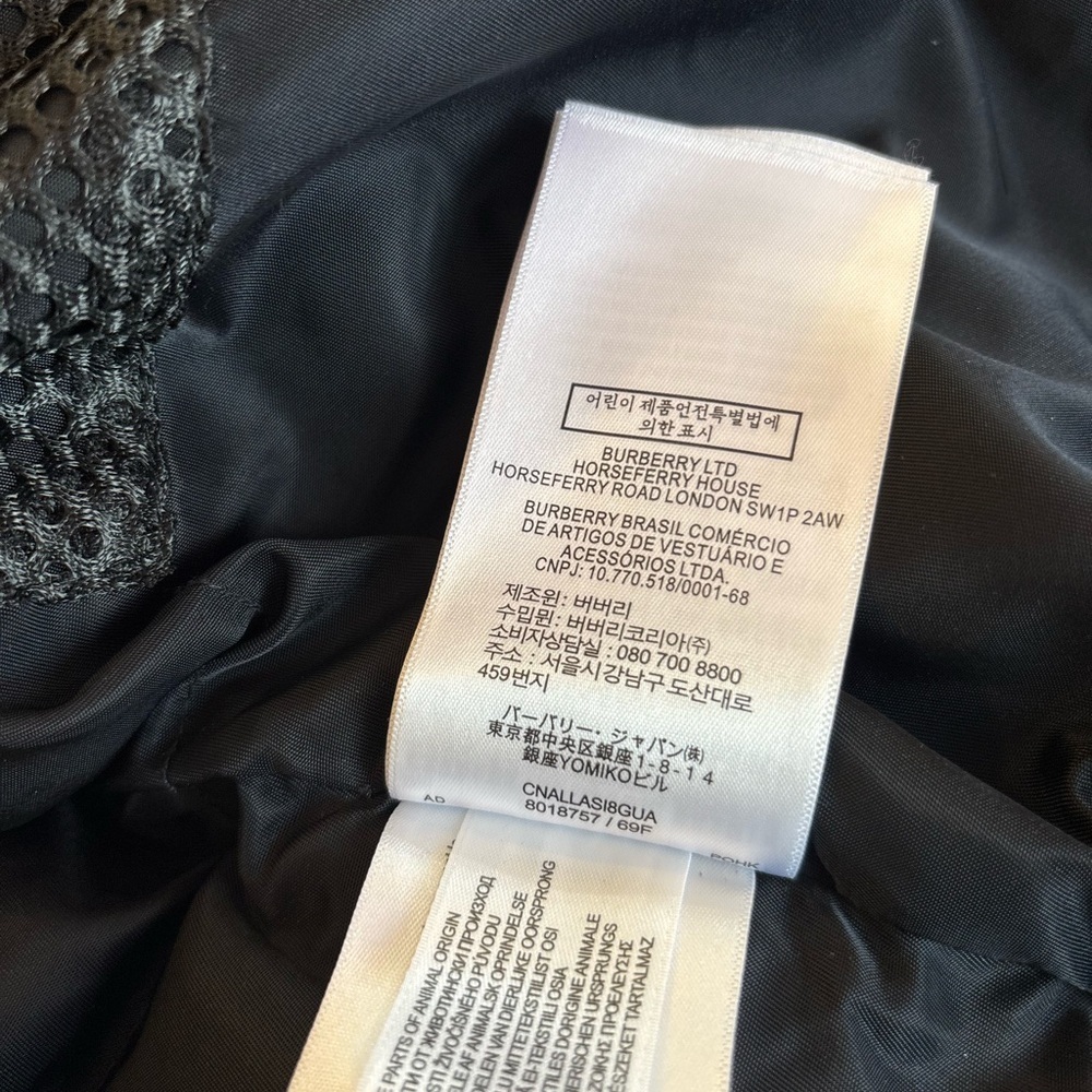 Burberry Women’s Hooded Econyl Down Long Padded Puffer Jacket In Size Small - Picture 11 of 13